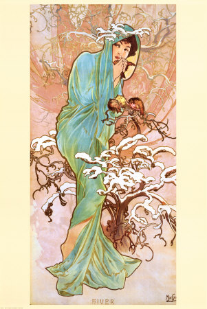 Winter Alphonse Mucha